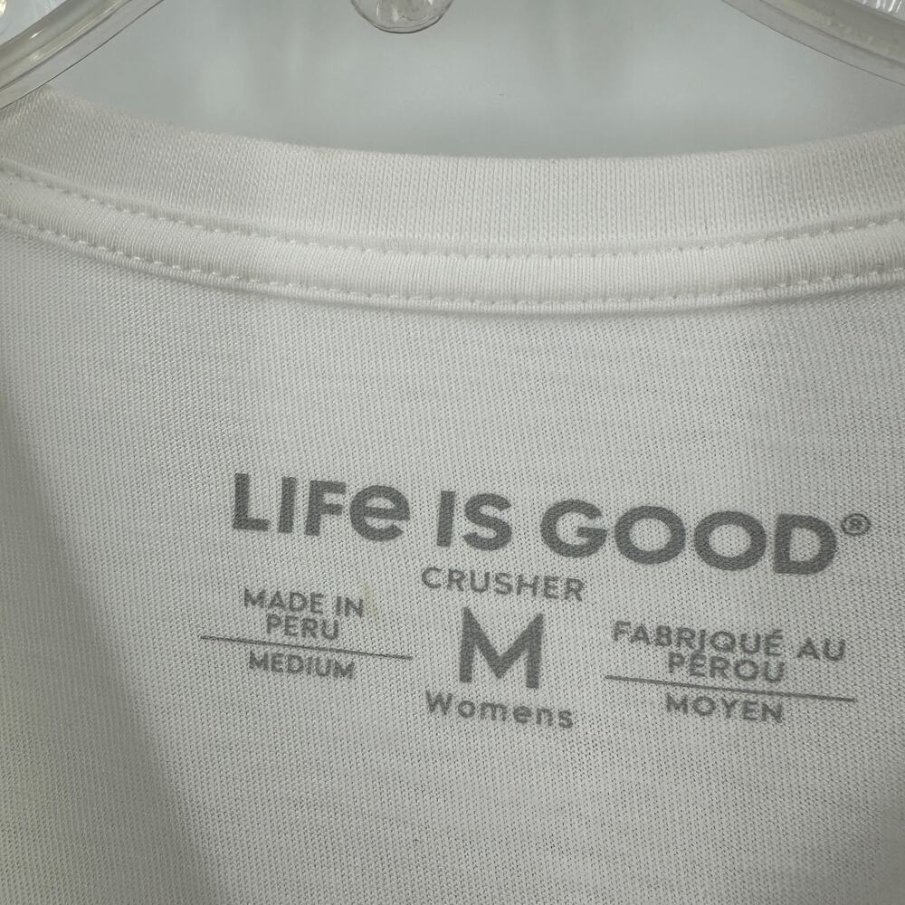 Life Is Good White Long Sleeve Tee - Picture 5 of 13